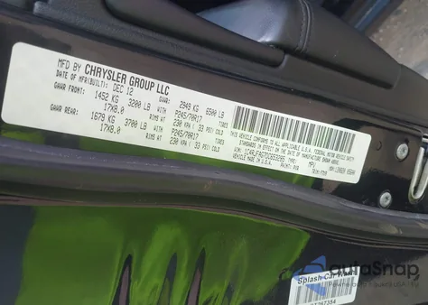 2013 Jeep Grand Cherokee Laredo from USA, damaged, VIN 1C4RJFAG7DC653285